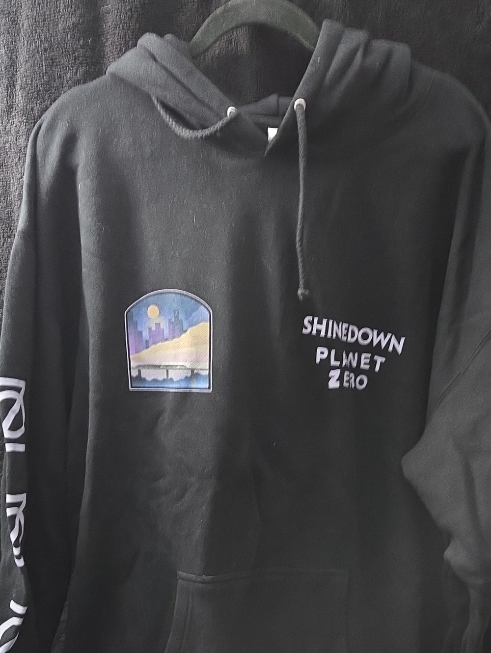 Shinedown Planet Zero Black Graphic Hoodie